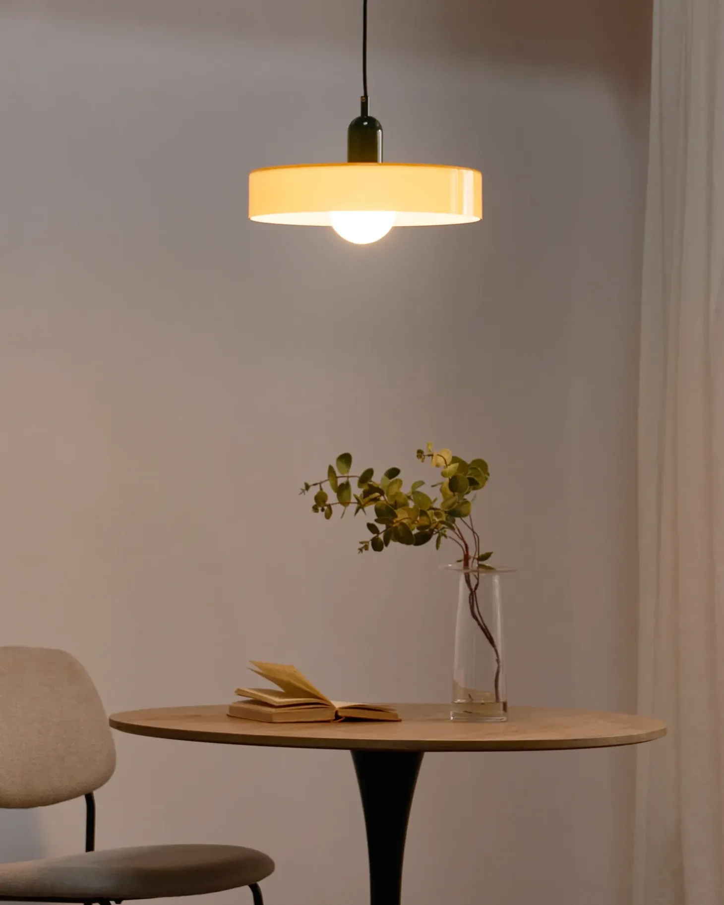 Loftlampe PAALA Glas Orange