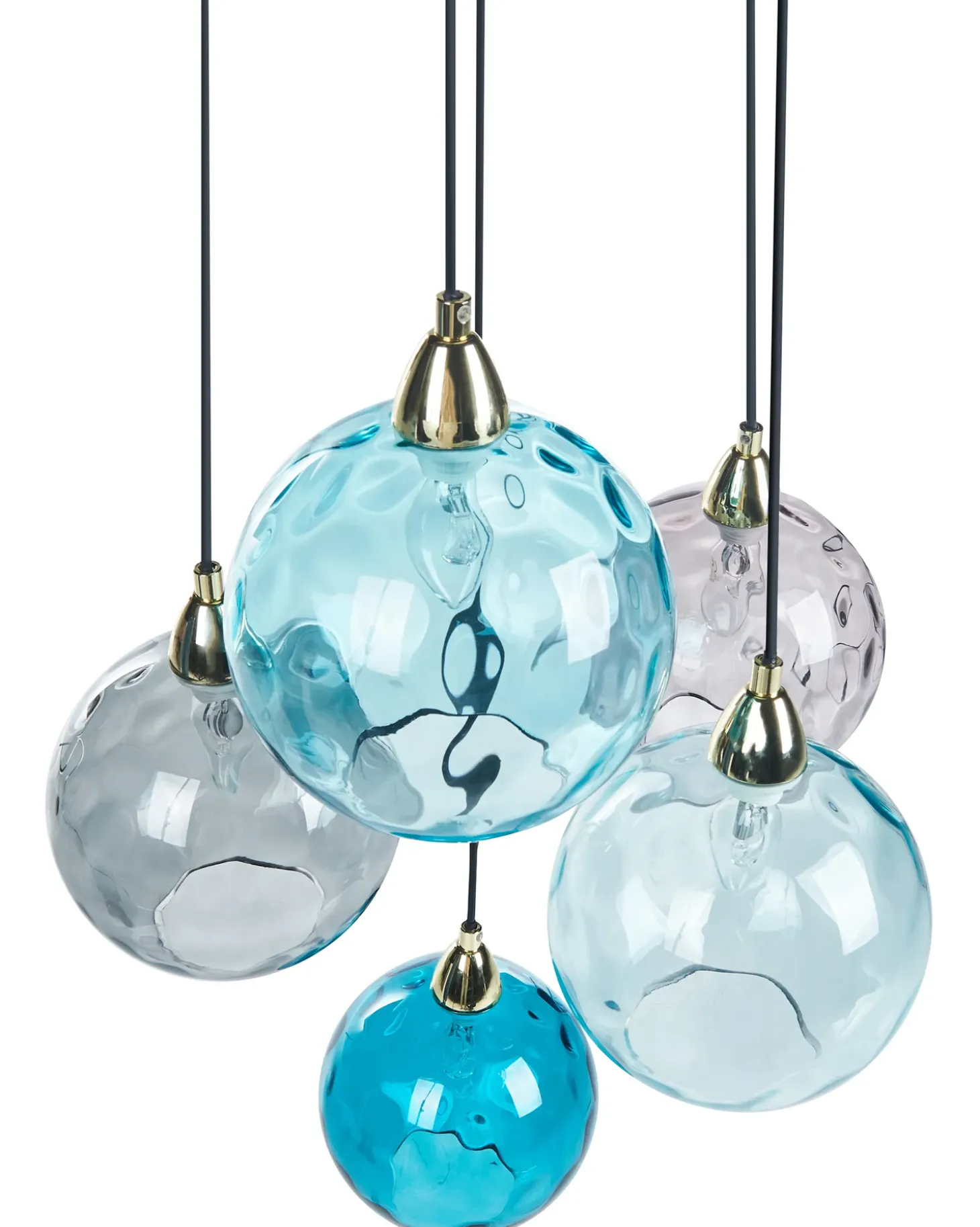 Loftlampe PABELLON Glas Blå
