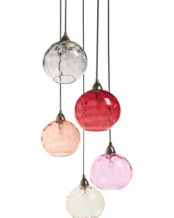 Loftlampe PABELLON Glas Rød