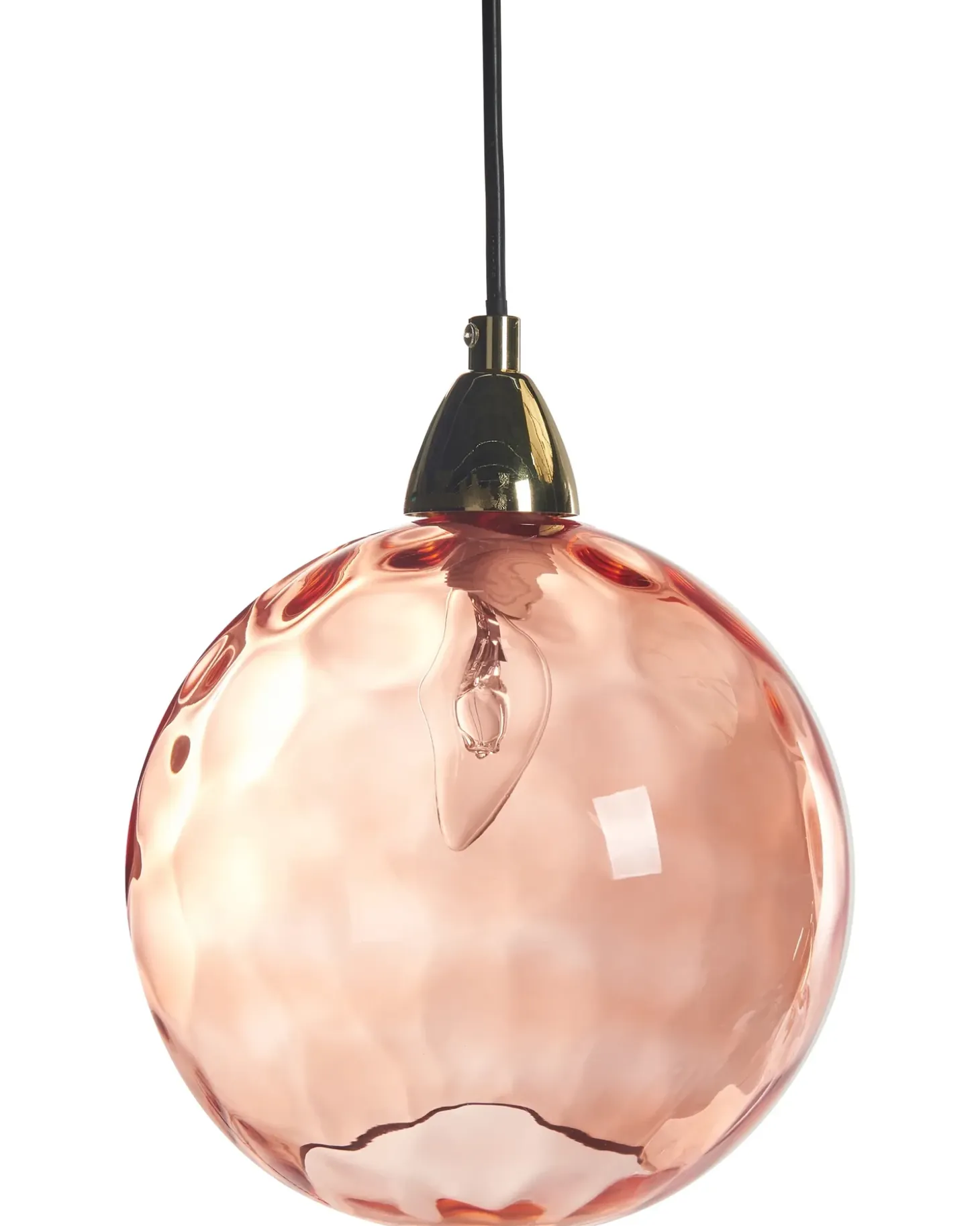 Loftlampe PABELLON Glas Rød