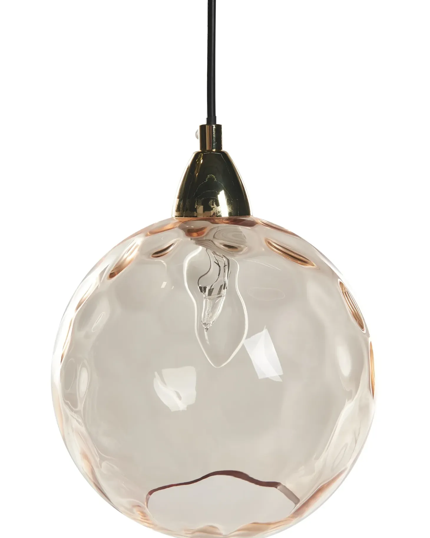 Loftlampe PABELLON Glas Rød