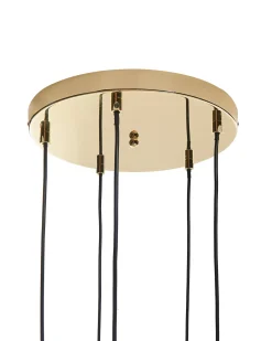Loftlampe PABELLON Glas Rød
