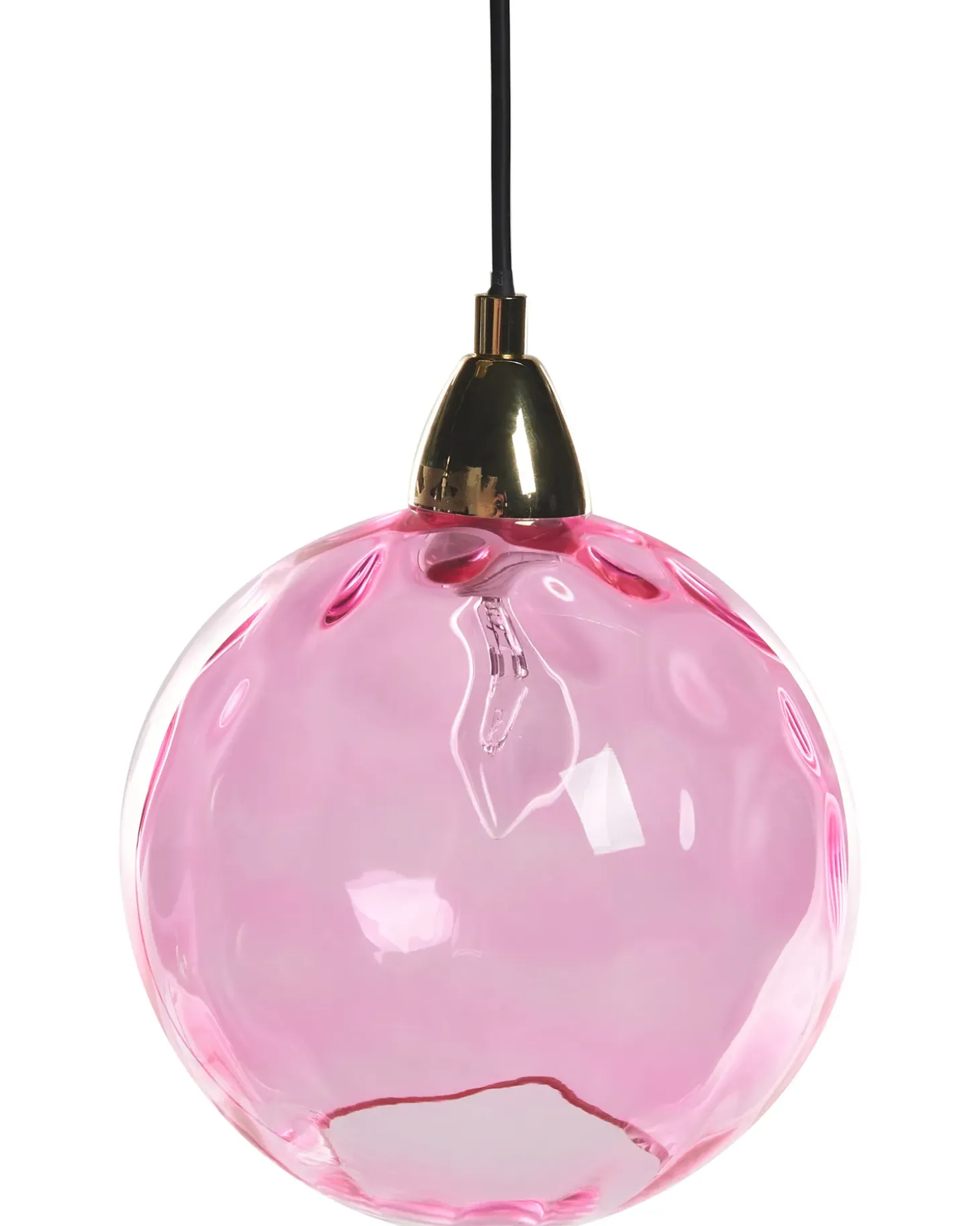 Loftlampe PABELLON Glas Rød
