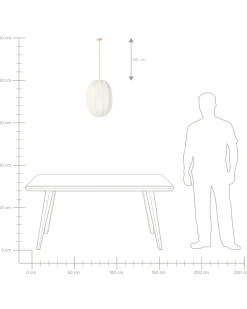 Loftlampe PADAMO Hvid