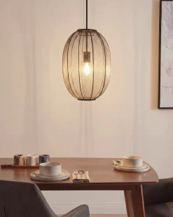 Loftlampe PADAMO Sort