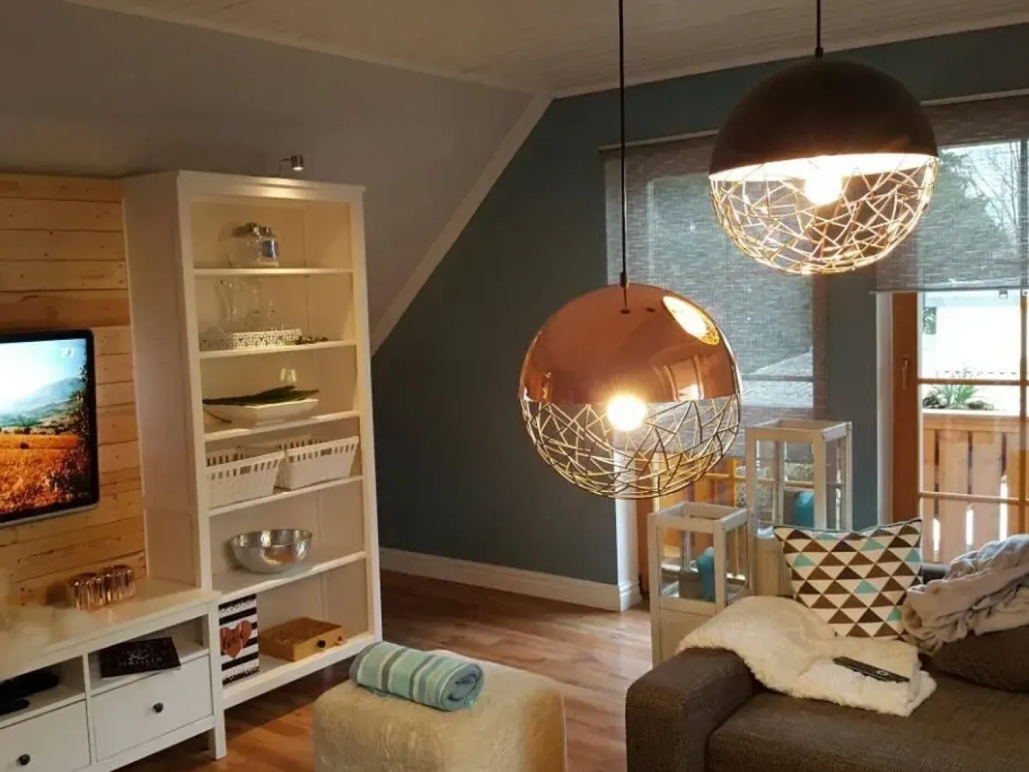 Loftlampe PADMA Metal Sort