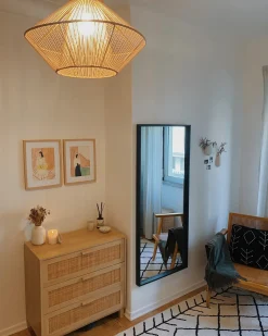 Loftlampe PALMETTO Bomuld Beige