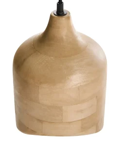 Loftlampe PANDU Mangotræ Lysebrun