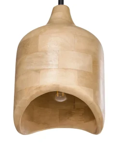 Loftlampe PANDU Mangotræ Lysebrun