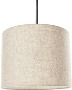 Loftlampe PARGUAZA Hør Lys Beige