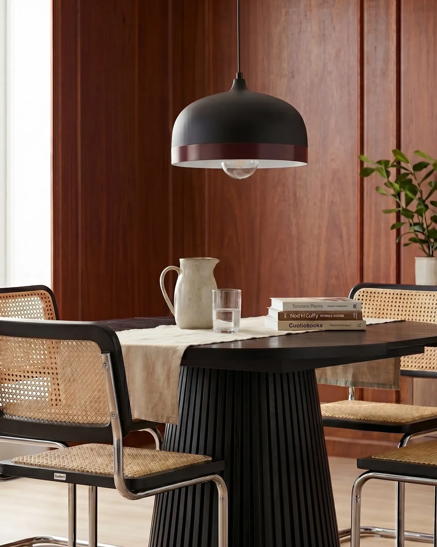 Loftlampe PARINA Metal Sort