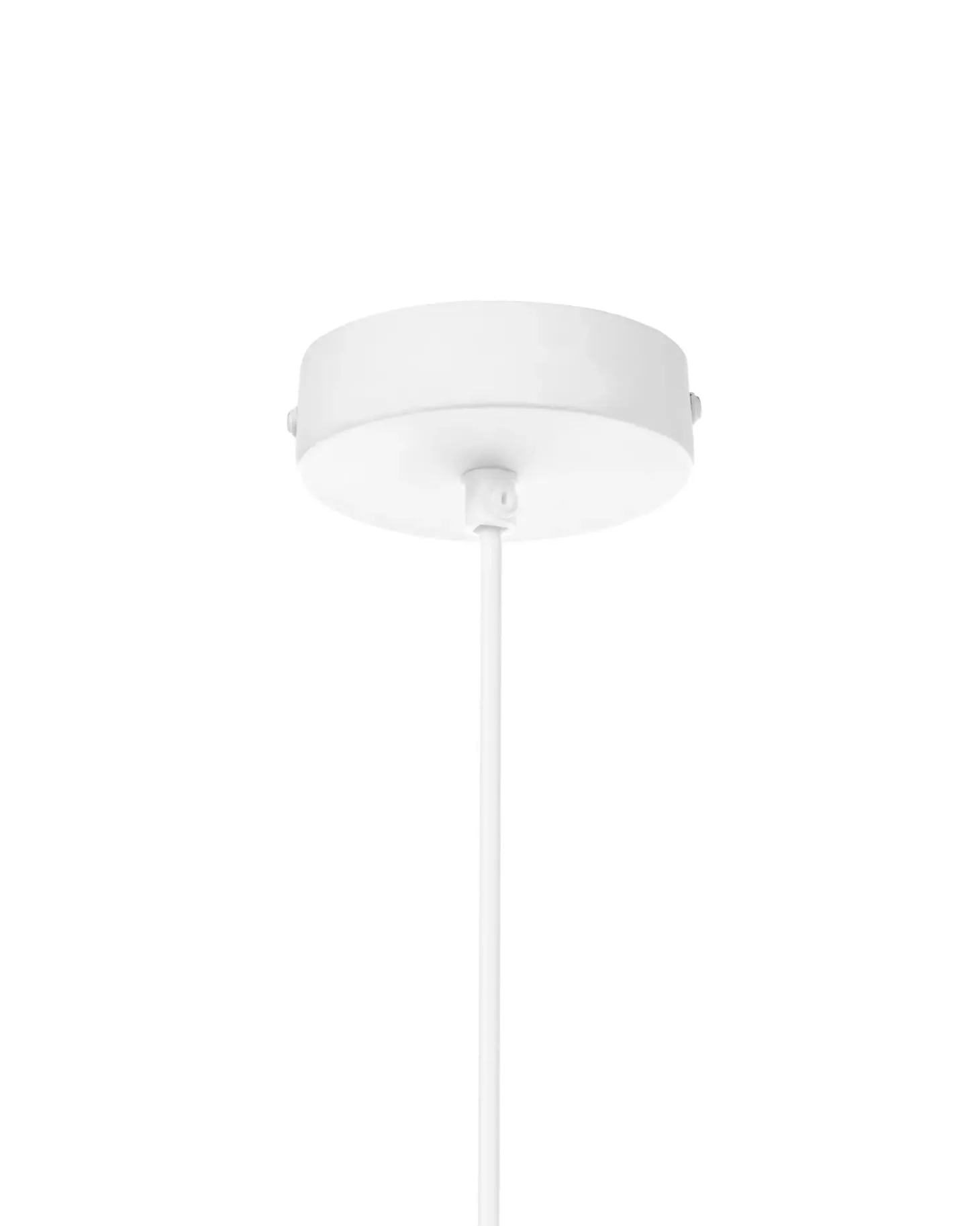 Loftlampe PORONGOS Papmaché Hvid