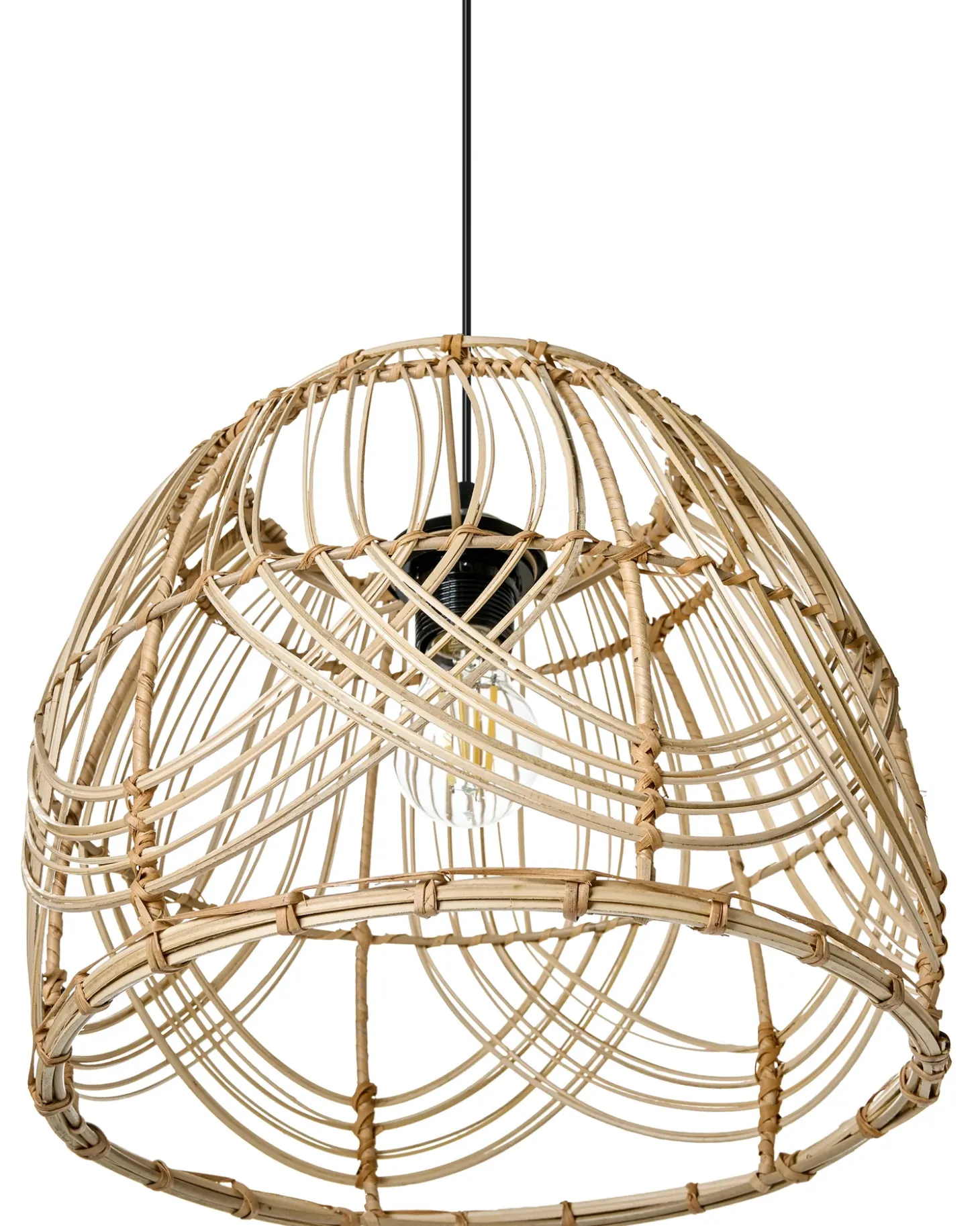 Loftlampe POSTRERO Rattan Naturlig