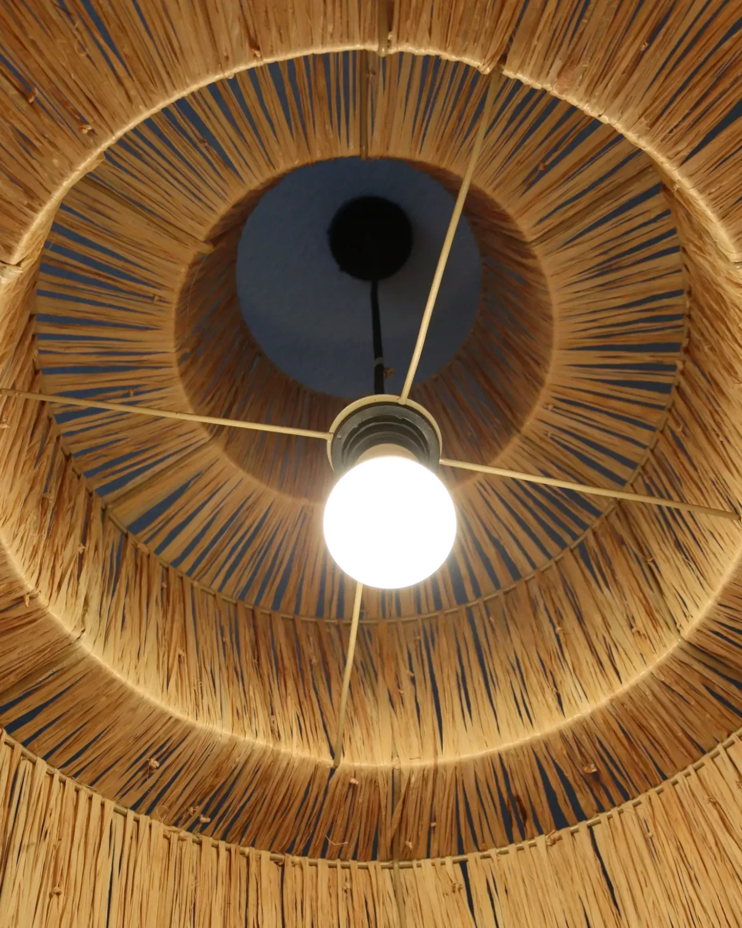 Loftlampe PREMAT Flet Naturlig