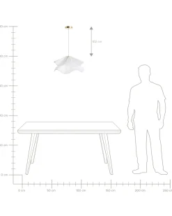 Loftlampe PUNGWE Hvid