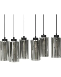 Loftlampe PURIRI Glas Grå