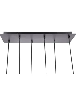 Loftlampe PURIRI Glas Grå
