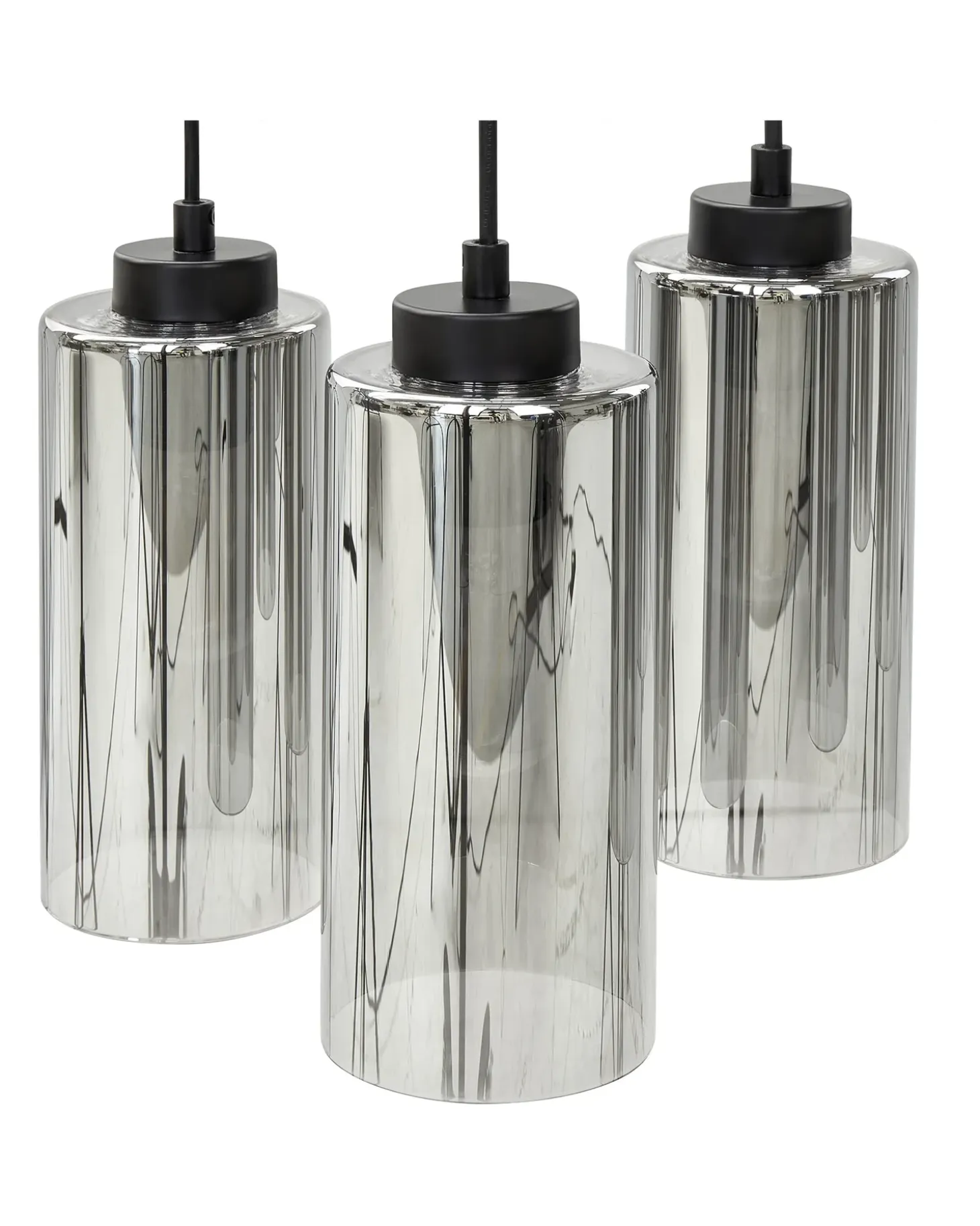 Loftlampe PURIRI Glas Grå