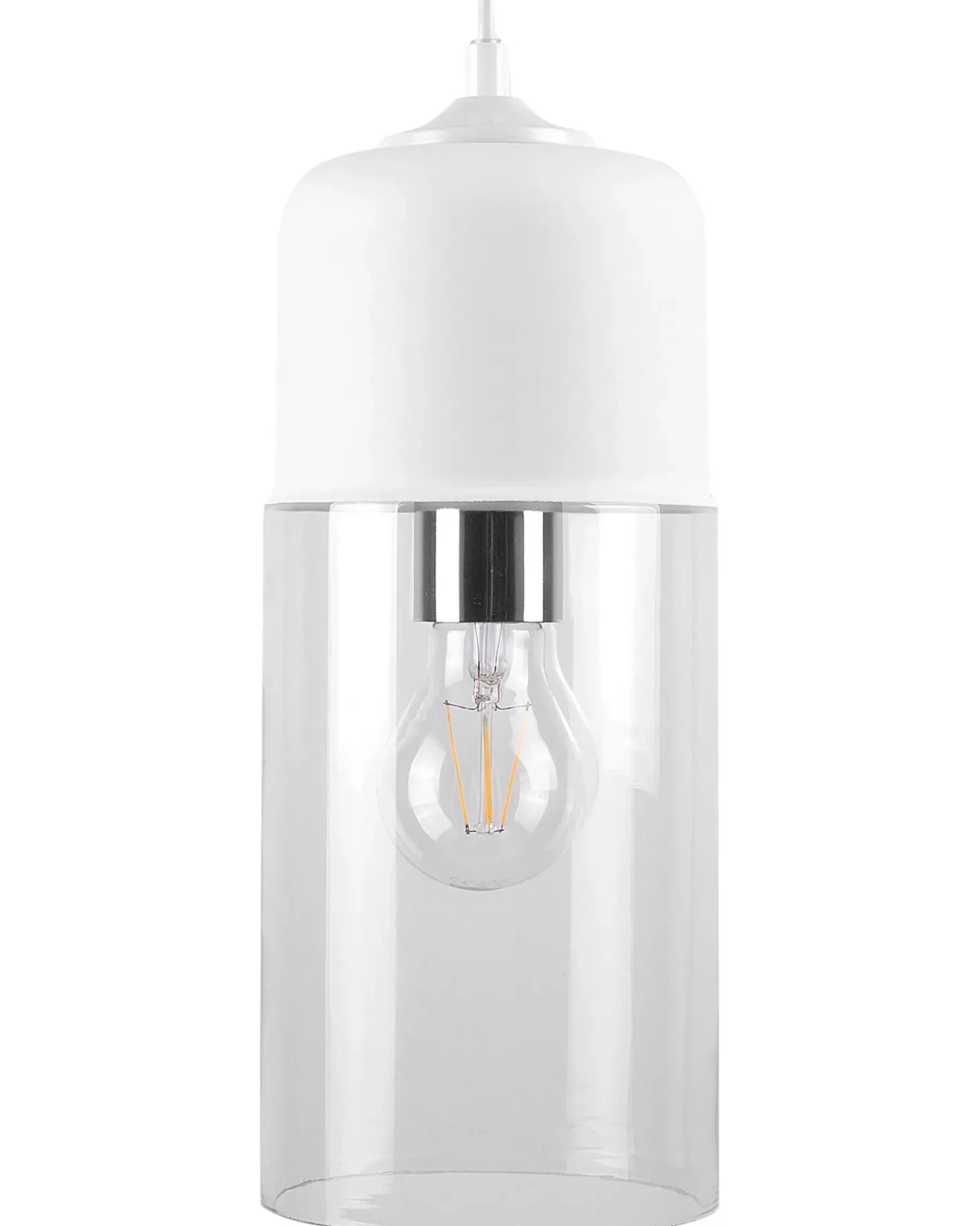 Loftlampe PURUS Glas Hvid