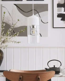 Loftlampe PURUS Glas Hvid