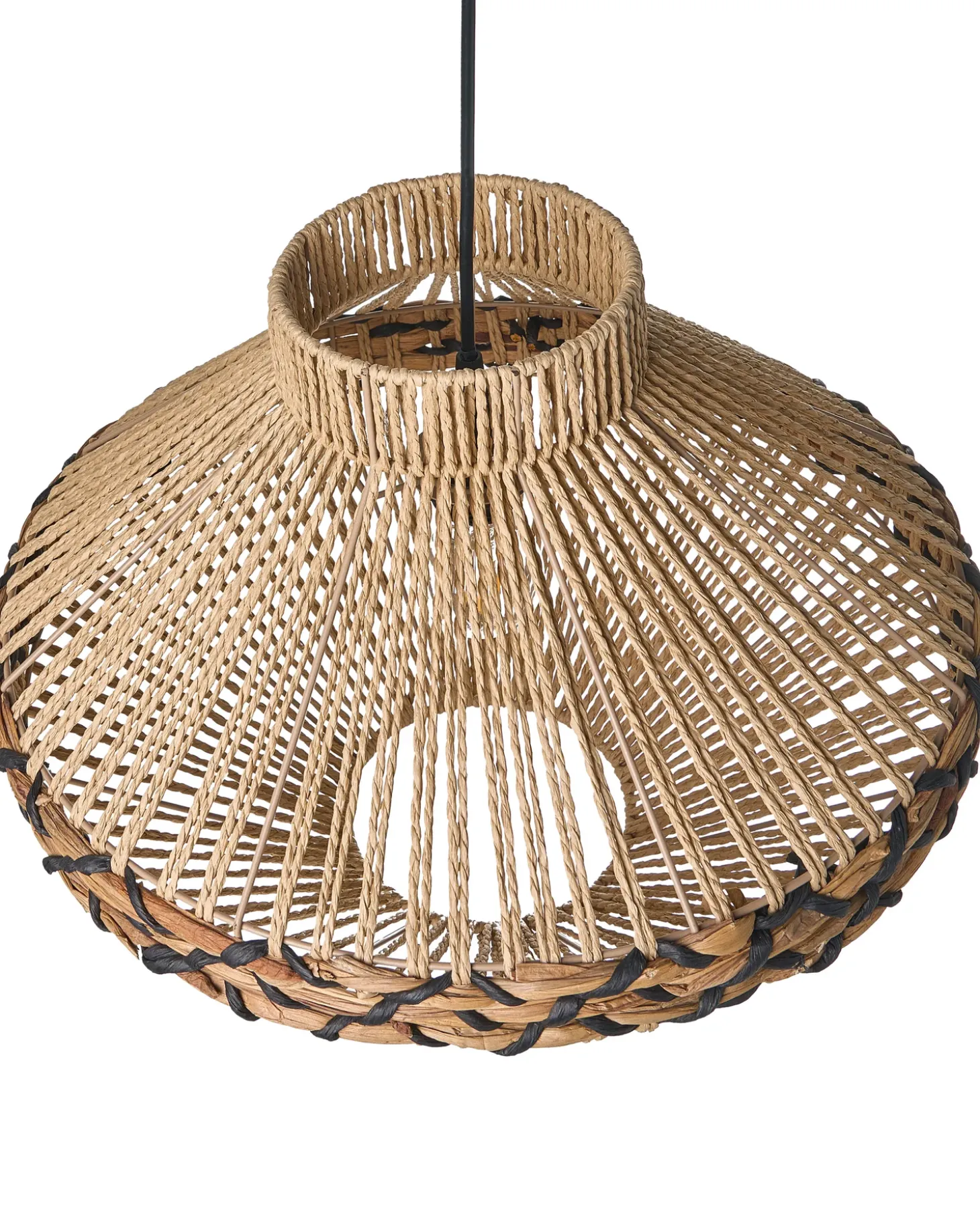 Loftlampe RABACCA papirreb Naturlig