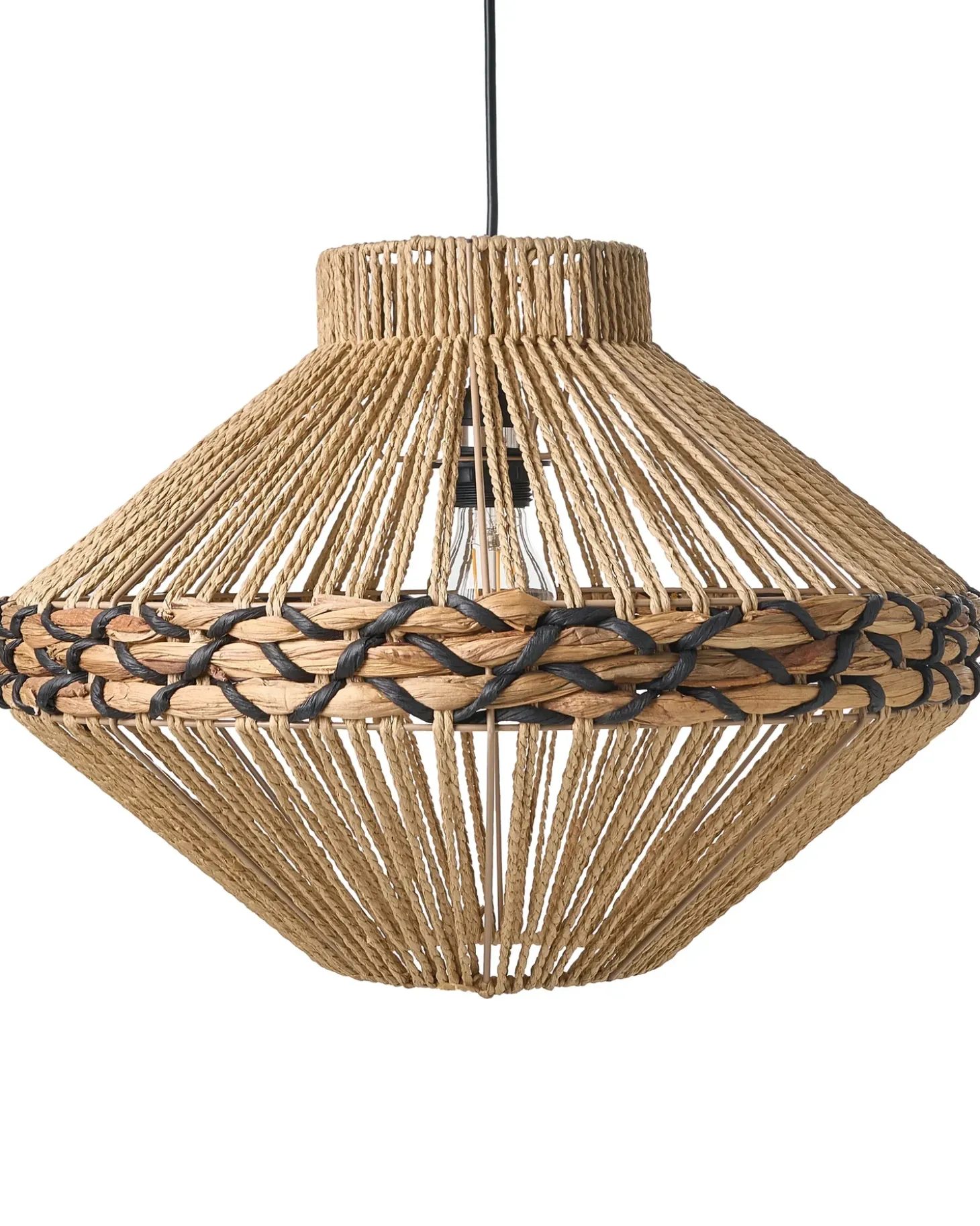Loftlampe RABACCA papirreb Naturlig
