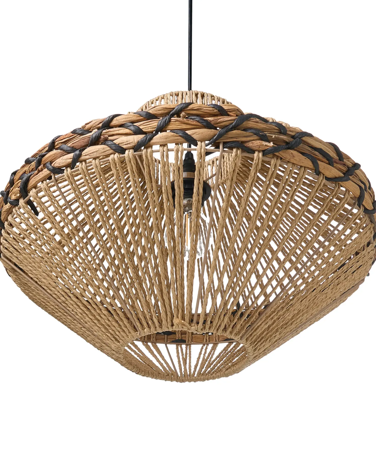 Loftlampe RABACCA papirreb Naturlig