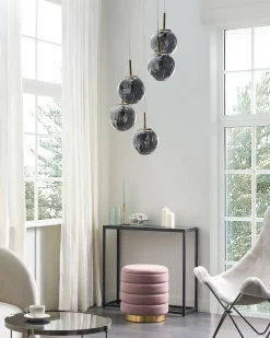 Loftlampe RALFES Glas Messing