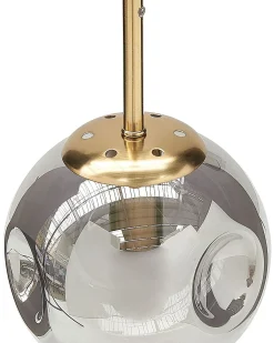Loftlampe RALFES Glas Messing