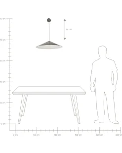 Loftlampe RASPACULO Metal Sort