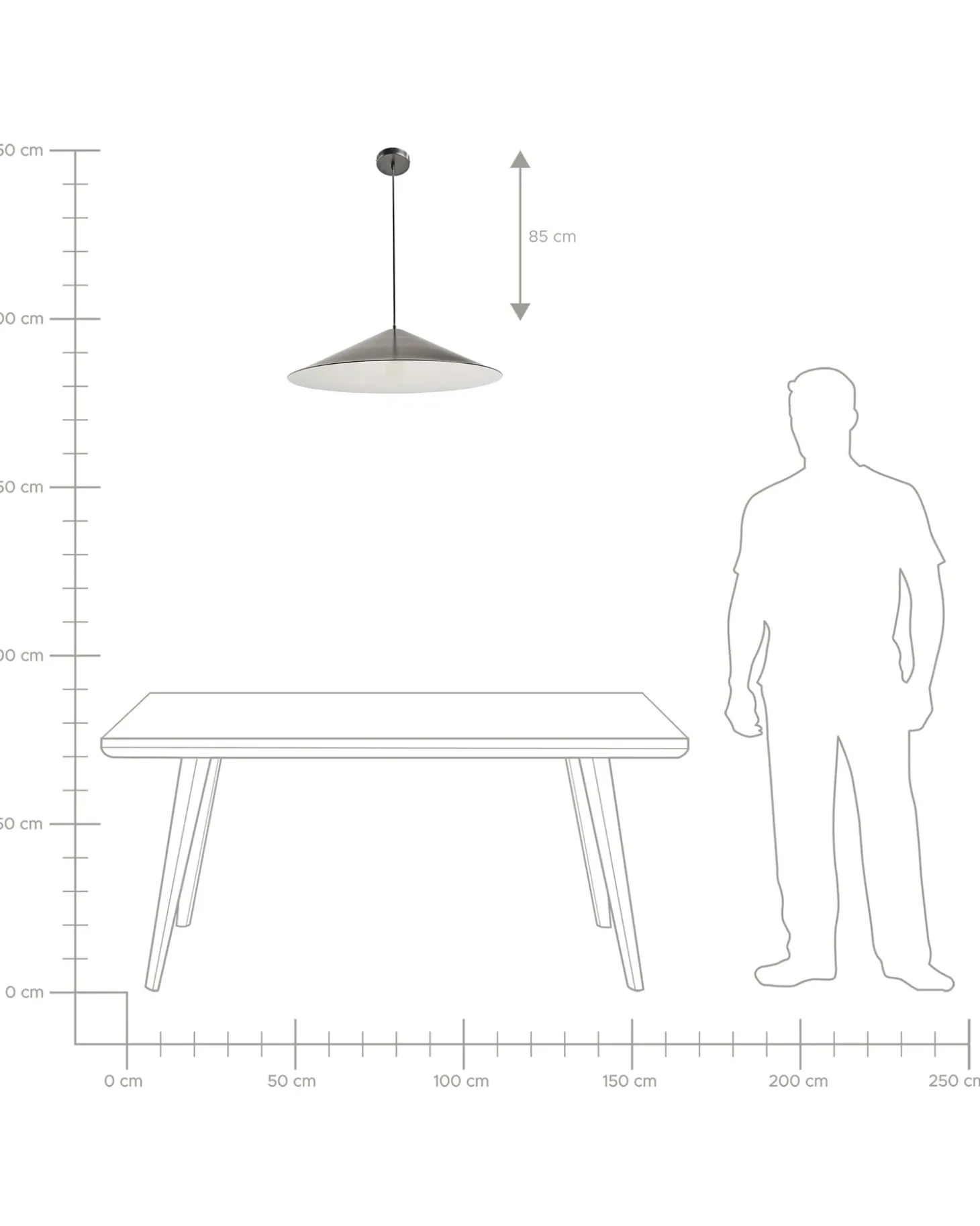 Loftlampe RASPACULO Metal Sort
