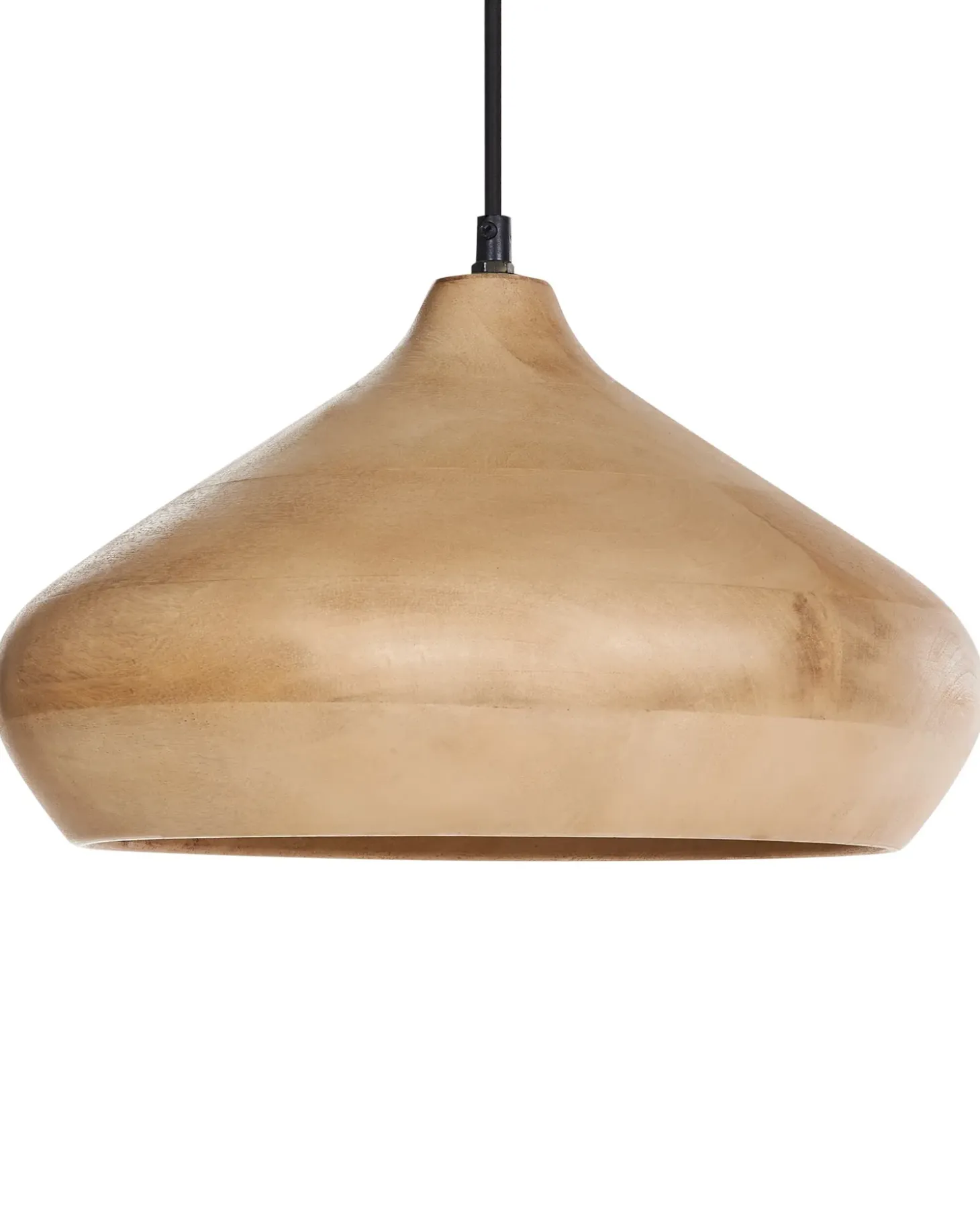 Loftlampe RAWI Mangotræ Lysebrun