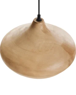Loftlampe RAWI Mangotræ Lysebrun
