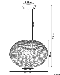 Loftlampe REINE Metal Sølv