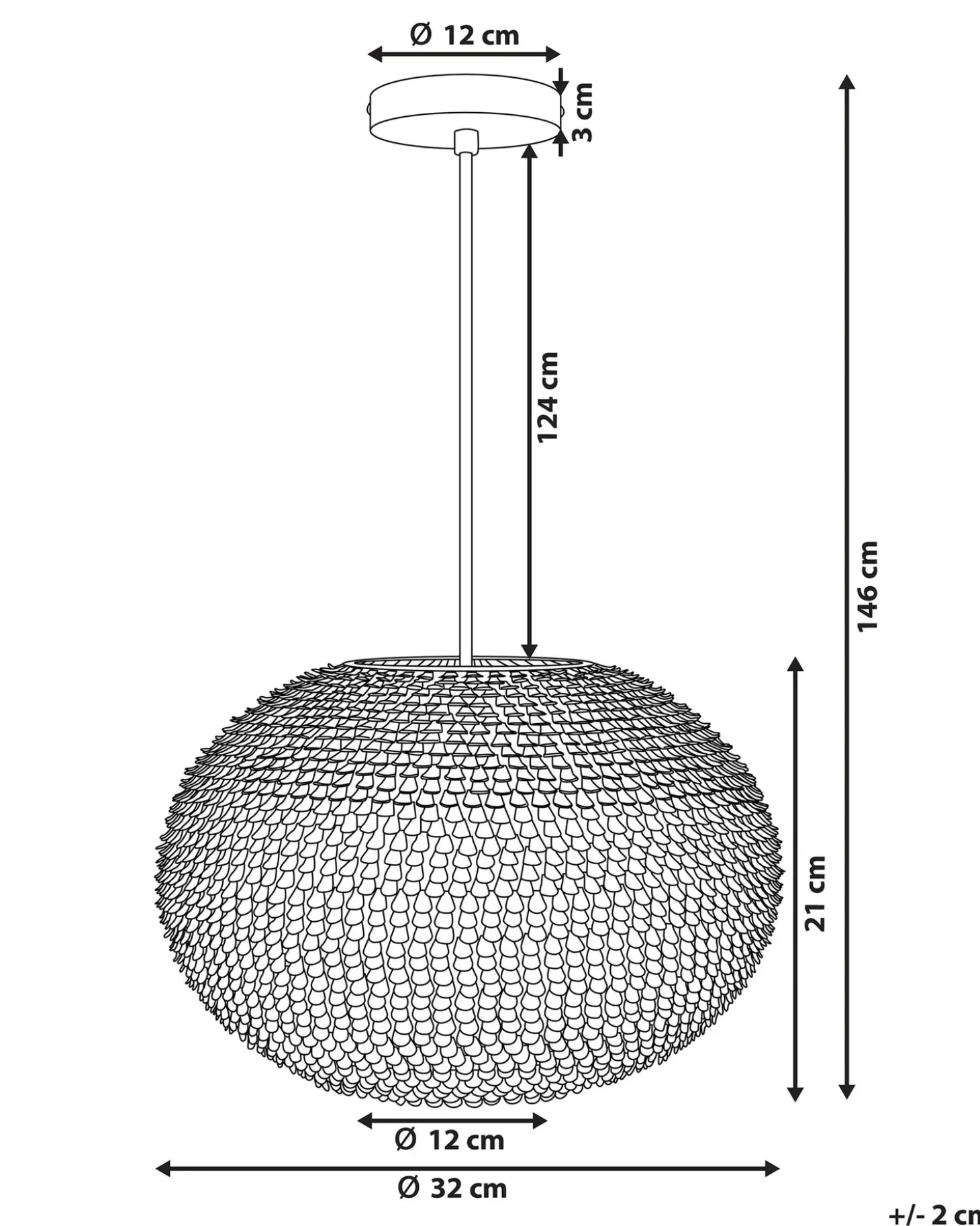Loftlampe REINE Metal Sølv