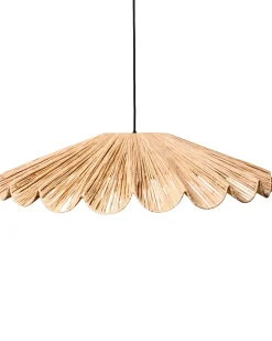 Loftlampe SABOGAL Flet Naturlig