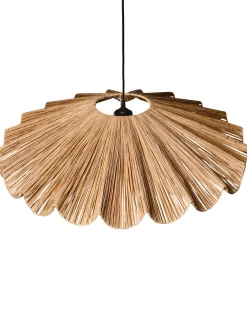 Loftlampe SABOGAL Flet Naturlig