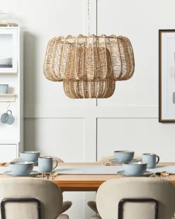 Loftlampe SAISI papirreb Beige
