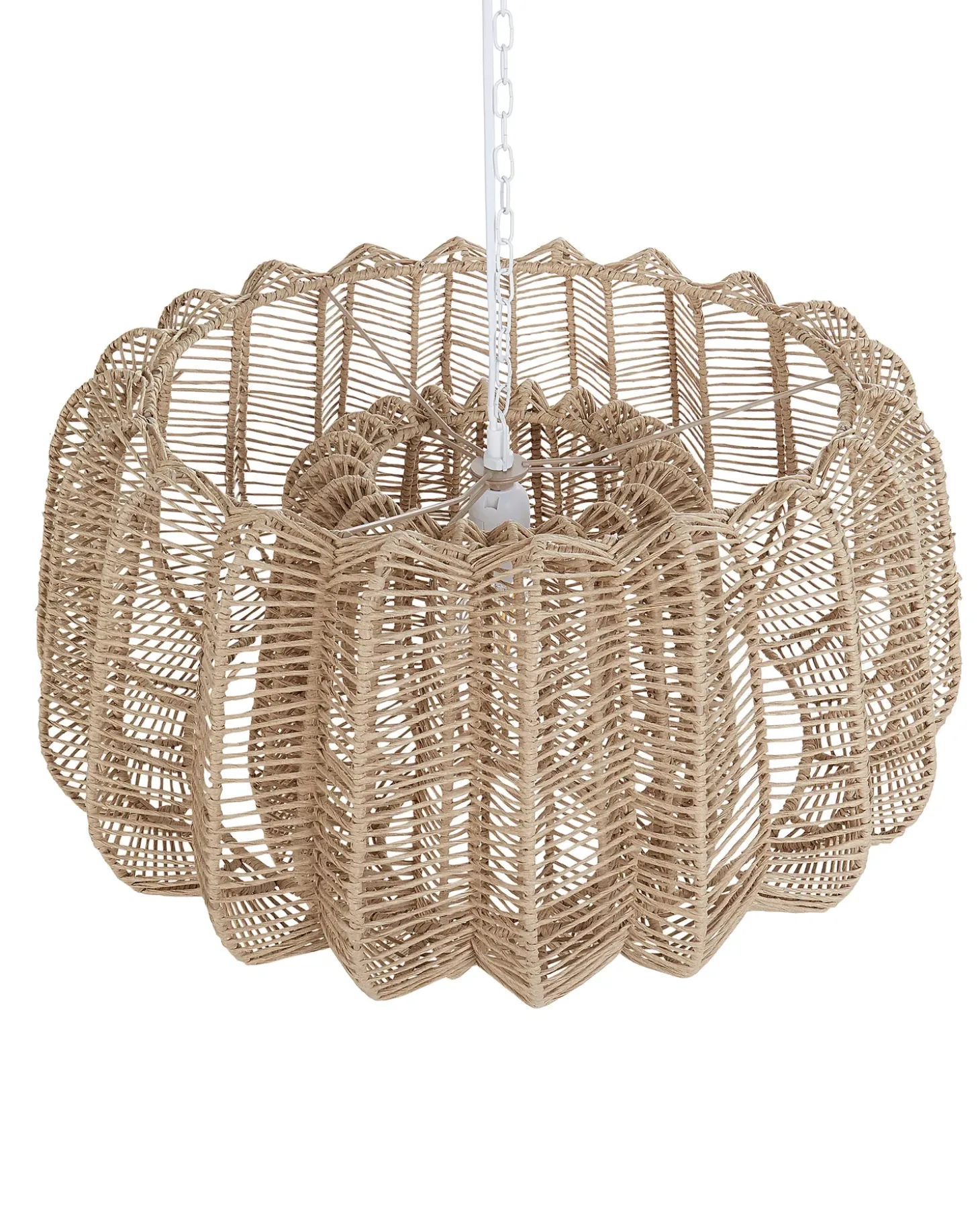 Loftlampe SAISI papirreb Beige