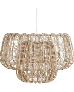 Loftlampe SAISI papirreb Beige