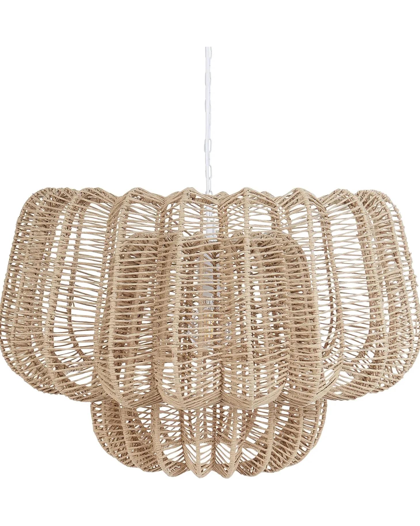 Loftlampe SAISI papirreb Beige
