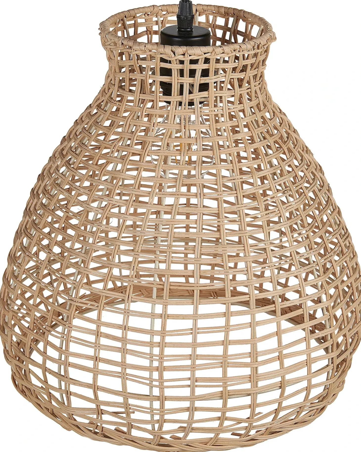 Loftlampe SAKENI Rattan Naturlig
