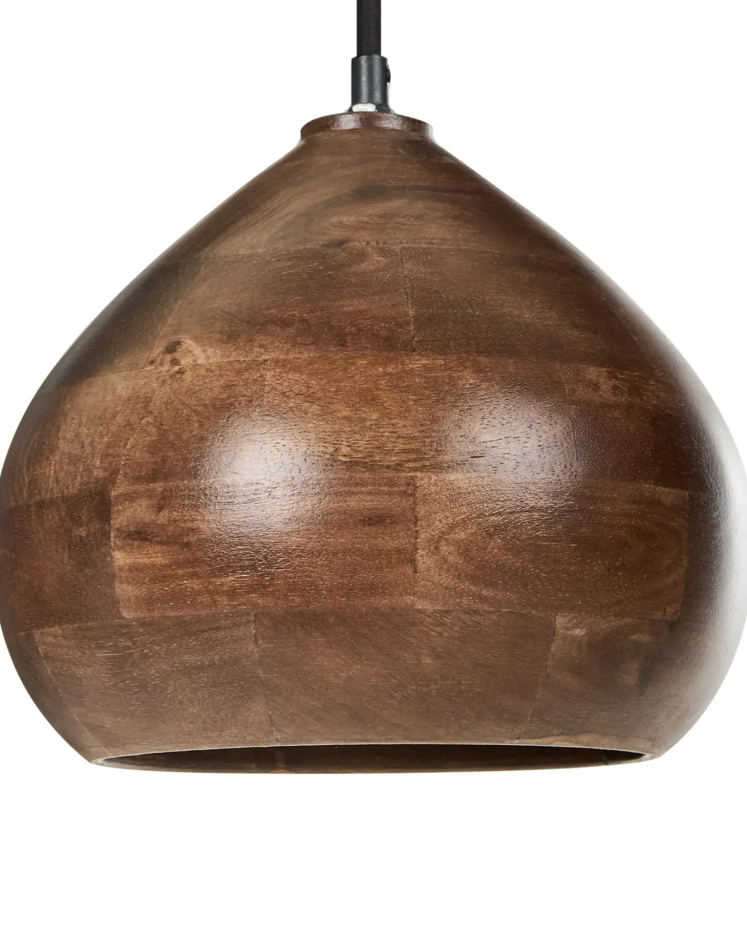 Loftlampe SANYATI Mangotræ Mørkebrun