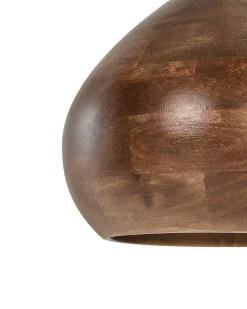 Loftlampe SANYATI Mangotræ Mørkebrun