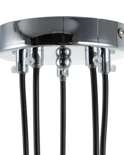 Loftlampe SAVIO Metal Guldbrun Sort
