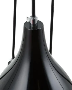 Loftlampe SAVIO Metal Guldbrun Sort
