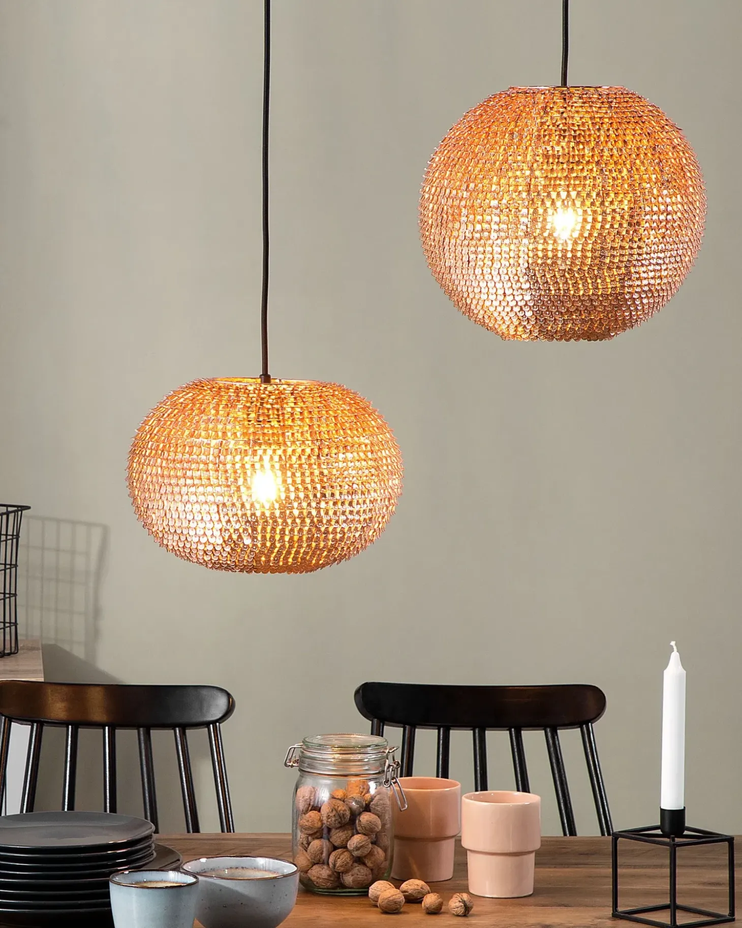 Loftlampe SEINE Metal Kobber