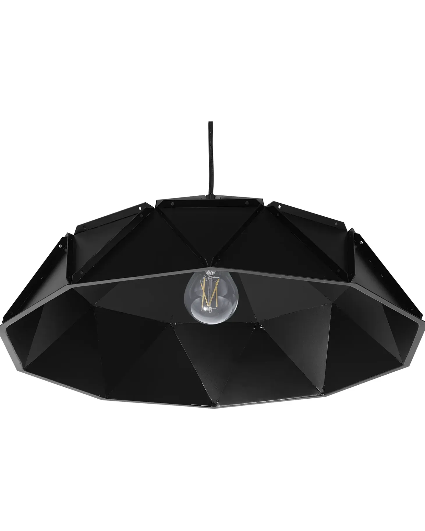 Loftlampe SENIA Metal Sort