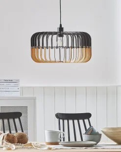 Loftlampe SOUS Brun/sort