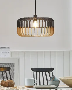 Loftlampe SOUS Brun/sort